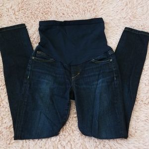 Joe's Dark Denim Maternity Jeans Sz 25 Pet…